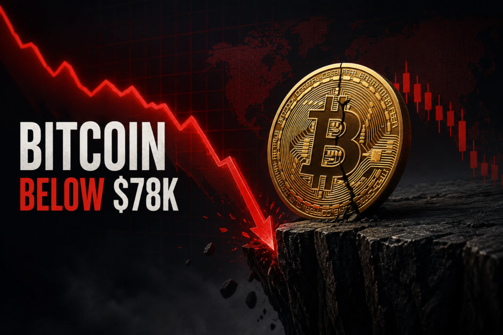 Bitcoin Below $78K