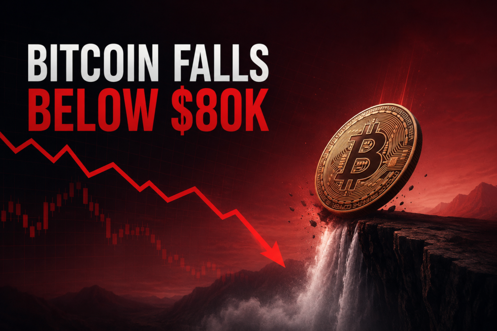 Bitcoin Falls Below $80K