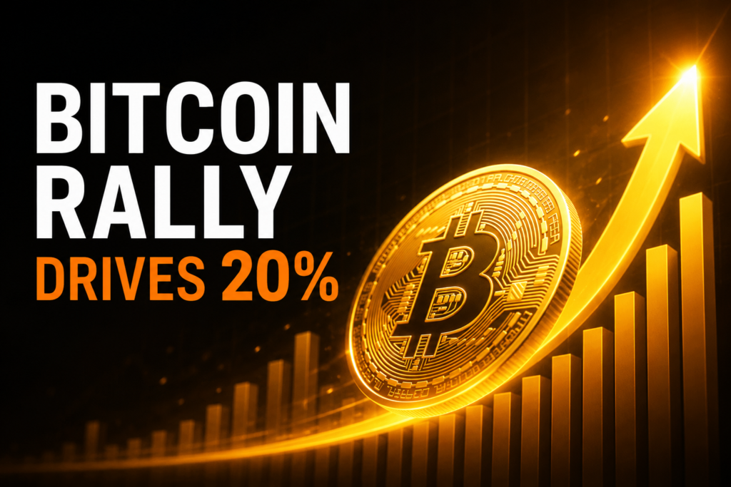 Bitcoin Rally Drives 20%