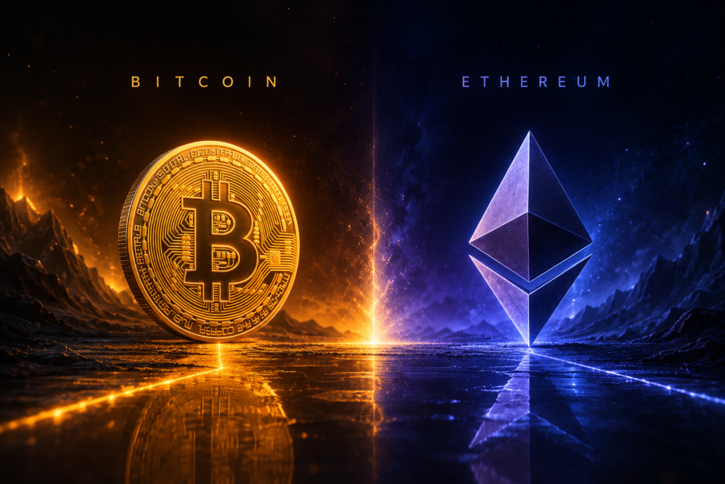 Bitcoin and Ethereum