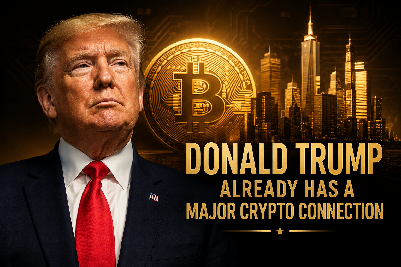 Donald Trump Already Has a Major Crypto Connection