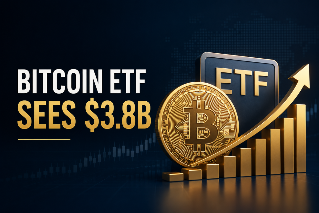 Bitcoin ETF Sees $3.8B