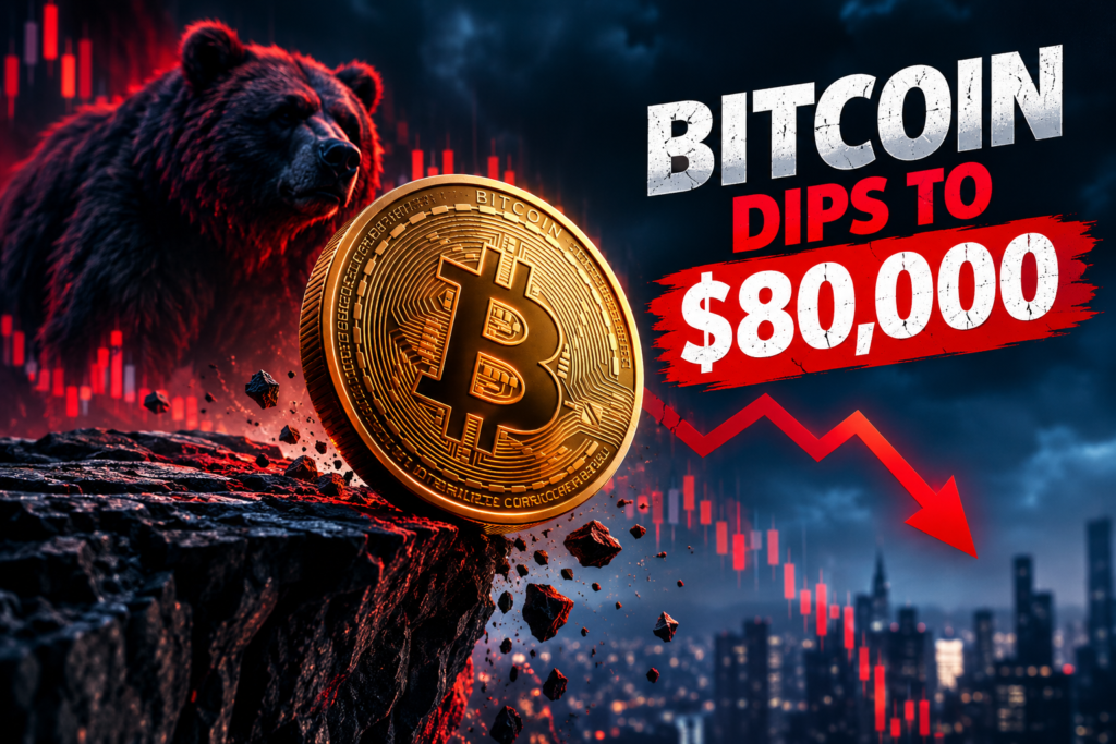 Bitcoin Dips to $80,000